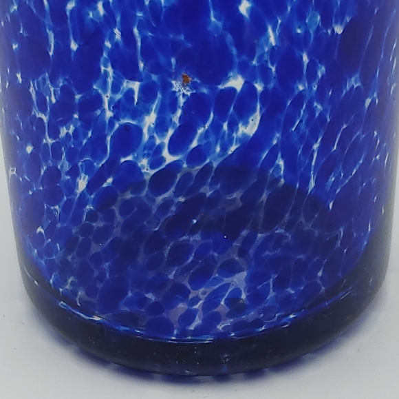 Unique Handblown Glass Water Tumblers Drinkware (Set of 6), "Marine" - Picture 5 of 7